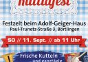 26. Kuttlafest des MV Börtlingen am 11. Sept. 2022