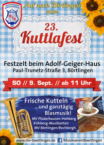 23. Kuttlafest des MV Börtlingen am 9. Sept. 2018
